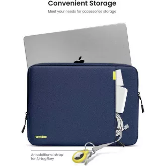 tomtoc Sleeve Kit - 16" MacBook Pro/ 15, 3“ MacBook Air, námořní modrá tomtoc Sleeve Kit - 16" MacBook Pro/ 15, 3“ MacBook Air, námořní modrá