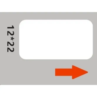 Niimbot štítky RP 12x22mm 260ks White pro D11 a D110 Niimbot štítky RP 12x22mm 260ks White pro D11 a D110