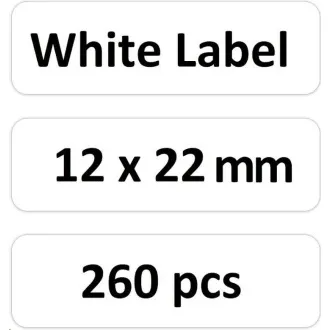 Niimbot štítky RP 12x22mm 260ks White pro D11 a D110 Niimbot štítky RP 12x22mm 260ks White pro D11 a D110