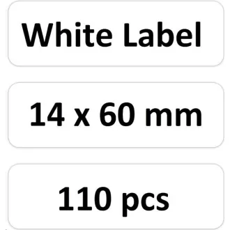 Niimbot štítky RP 14x60mm 110ks White pro D11 a D110 Niimbot štítky RP 14x60mm 110ks White pro D11 a D110
