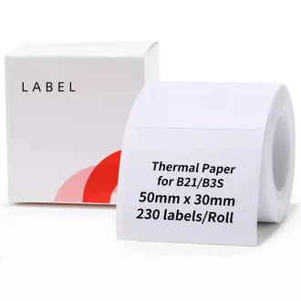 Niimbot štítky R 50x30mm 230ks White pro B21, B21S, B3S, B1 Niimbot štítky R 50x30mm 230ks White pro B21, B21S, B3S, B1