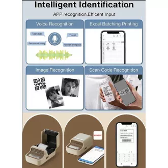 Niimbot Tiskárna štítků B21S Smart, bílá + role štítků 210 ks Niimbot Tiskárna štítků B21S Smart, bílá + role štítků 210 ks
