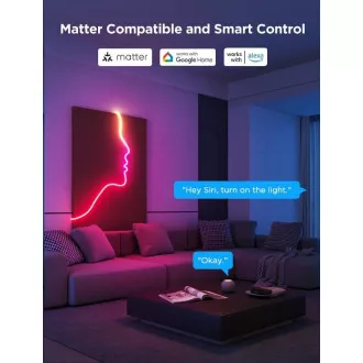 Govee Neon 2 MATTER ohebný LED pásek (3m) - RGBIC Govee Neon 2 MATTER ohebný LED pásek (3m) - RGBIC