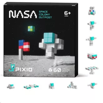 PIXIO NASA - Koloniální základna magnetická stavebnice PIXIO NASA - Koloniální základna magnetická stavebnice