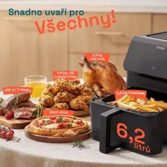Cosori P651 PREMIUM II Chef edition 6, 2l horkovzdušná fritéza Cosori P651 PREMIUM II Chef edition 6, 2l horkovzdušná fritéza