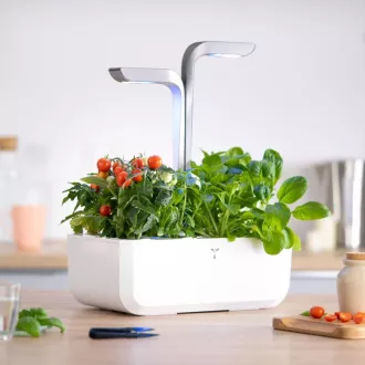 Véritable SMART - Automatický květináč s regulací osvětlení, bílá Véritable SMART - Automatický květináč s regulací osvětlení, bílá