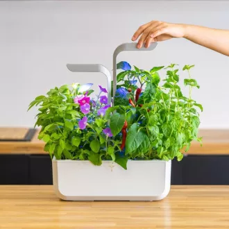 Véritable SMART - Automatický květináč s regulací osvětlení, bílá Véritable SMART - Automatický květináč s regulací osvětlení, bílá