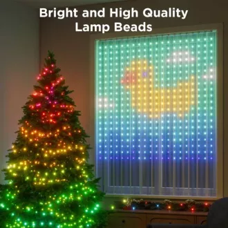 Govee Netflix RGBIC Curtain Light 400 LED - 1, 5 x 1, 5m Govee Netflix RGBIC Curtain Light 400 LED - 1, 5 x 1, 5m