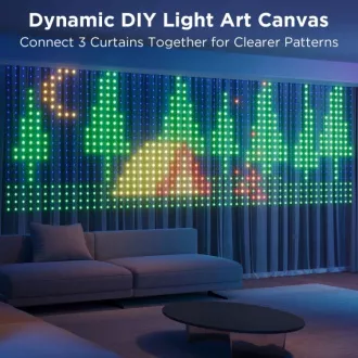 Govee Netflix RGBIC Curtain Light 400 LED - 1, 5 x 1, 5m Govee Netflix RGBIC Curtain Light 400 LED - 1, 5 x 1, 5m