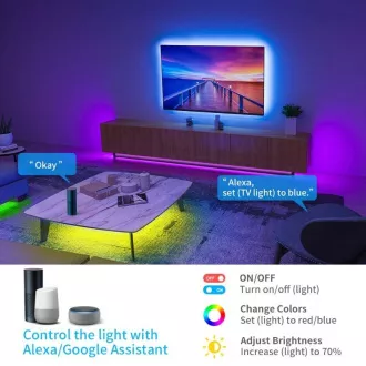 Govee WiFi RGB Smart LED pásek 10m Govee WiFi RGB Smart LED pásek 10m