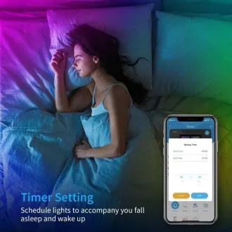 Govee WiFi RGB Smart LED pásek 10m Govee WiFi RGB Smart LED pásek 10m