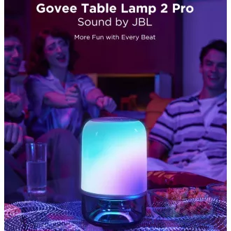 Govee Table Lamp 2 RGBW Akumulátorová lampa s reproduktorem - zvuk od JBL