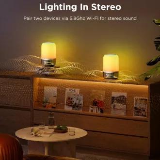 Govee Table Lamp 2 RGBW Akumulátorová lampa s reproduktorem - zvuk od JBL