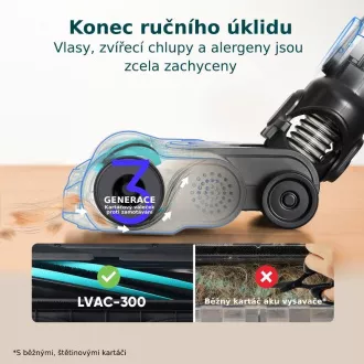 Levoit LVAC-300 Plus 6v1 Aku Turbo Cyclone černý Levoit LVAC-300 Plus 6v1 Aku Turbo Cyclone černý