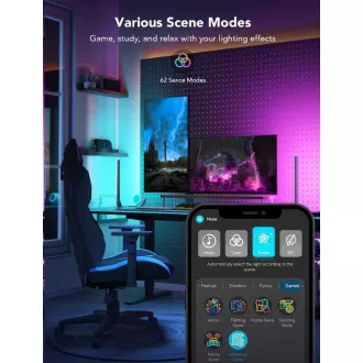 Govee Smart Gaming WiFi LED Panely + Smart Dual ovladač White Govee Smart Gaming WiFi LED Panely + Smart Dual ovladač White