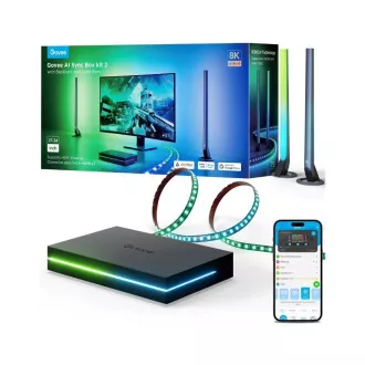 Govee AI Sync Box Kit 2 Smart sada PC osvětlení 27-34" + LED panely Govee AI Sync Box Kit 2 Smart sada PC osvětlení 27-34" + LED panely