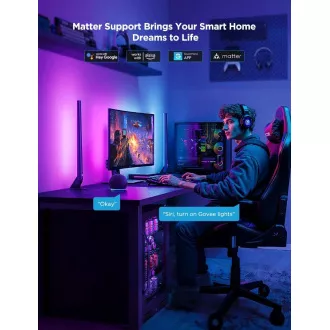 Govee AI Sync Box Kit 2 Smart sada PC osvětlení 27-34" + LED panely Govee AI Sync Box Kit 2 Smart sada PC osvětlení 27-34" + LED panely