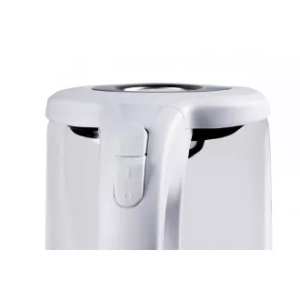Orava VK-4017 W rychlovarná konvice, 2200 W, 1.7 l, skleněná, LED podsvícení, automatické vypnutí, bílá Orava VK-4017 W rychlovarná konvice, 2200 W, 1.7 l, skleněná, LED podsvícení, automatické vypnutí, bílá