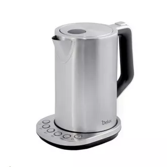 ORAVA Delux rychlovarná konvice, 2200 W, 1.7 l, regulace teploty, automatické vypnutí, nerez ORAVA Delux rychlovarná konvice, 2200 W, 1.7 l, regulace teploty, automatické vypnutí, nerez