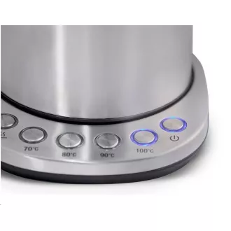 ORAVA Delux rychlovarná konvice, 2200 W, 1.7 l, regulace teploty, automatické vypnutí, nerez ORAVA Delux rychlovarná konvice, 2200 W, 1.7 l, regulace teploty, automatické vypnutí, nerez