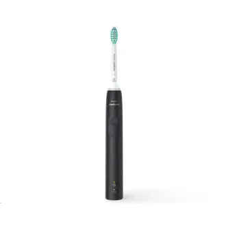 Philips HX3673/14 Sonicare 3100, zubní kartáček, pro dospělé, 31000 kmitů/min, časovač, tlakový senzor, pouzdro, černý
