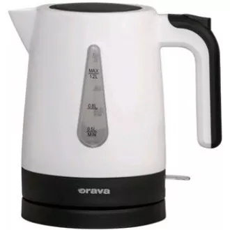 Orava VK-2015 rychlovarná konvice, 1200 W, 1.2 l, automatické vypnutí, bílá / černá Orava VK-2015 rychlovarná konvice, 1200 W, 1.2 l, automatické vypnutí, bílá / černá