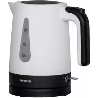 Orava VK-2015 rychlovarná konvice, 1200 W, 1.2 l, automatické vypnutí, bílá / černá Orava VK-2015 rychlovarná konvice, 1200 W, 1.2 l, automatické vypnutí, bílá / černá