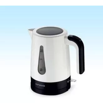 Orava VK-2015 rychlovarná konvice, 1200 W, 1.2 l, automatické vypnutí, bílá / černá Orava VK-2015 rychlovarná konvice, 1200 W, 1.2 l, automatické vypnutí, bílá / černá