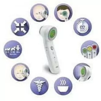 Braun BNT400B bezdotykový teploměr, extrémně citlivý senzor, technologie Age Precision, černý Braun BNT400B bezdotykový teploměr, extrémně citlivý senzor, technologie Age Precision, černý