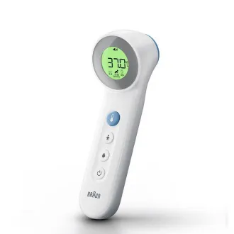 Braun BNT400WE bezkontaktní teploměr, Age Precision, tichý režim, podsvícený displej, bílý Braun BNT400WE bezkontaktní teploměr, Age Precision, tichý režim, podsvícený displej, bílý