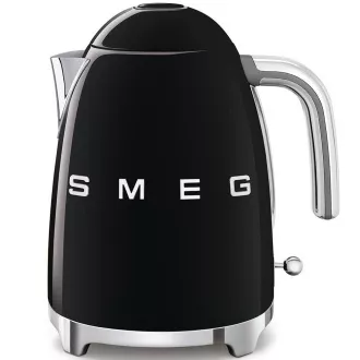 Smeg KLF03BLEU rychlovarná konvice, 1, 7 l, (7 šálků), 2400 W, styl 50. let, černá Smeg KLF03BLEU rychlovarná konvice, 1, 7 l, (7 šálků), 2400 W, styl 50. let, černá