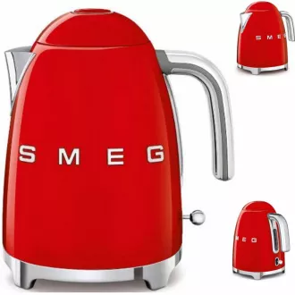 Smeg KLF03RDEU rychlovarná konvice, 1, 7 l (7 šálků), 2400 W, styl 50. let, červená Smeg KLF03RDEU rychlovarná konvice, 1, 7 l (7 šálků), 2400 W, styl 50. let, červená