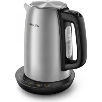 Philips HD9359/90 rychlovarná konvice, 1.7 l, 2200 W, regulace teploty, černá / stříbrná Philips HD9359/90 rychlovarná konvice, 1.7 l, 2200 W, regulace teploty, černá / stříbrná