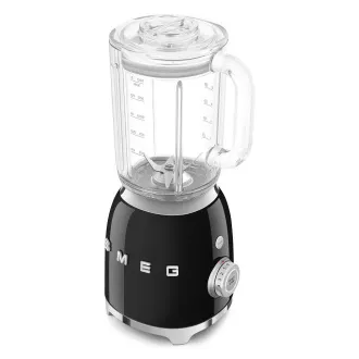 Smeg BLF03BLEU mixér, 800 W, 4 programy, funkce pulse, 18000 RPM, nerezové ostří, Ice crush, 50's Style, černý
