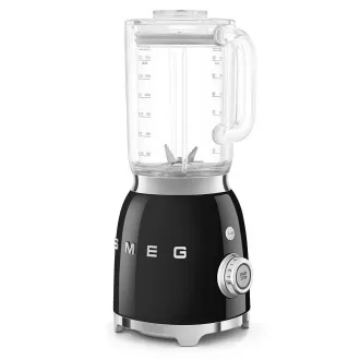 Smeg BLF03BLEU mixér, 800 W, 4 programy, funkce pulse, 18000 RPM, nerezové ostří, Ice crush, 50's Style, černý
