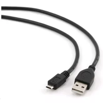 GEMBIRD Kabel USB 2.0 A-Micro B propojovací 1, 8m (černý) GEMBIRD Kabel USB 2.0 A-Micro B propojovací 1, 8m (černý)