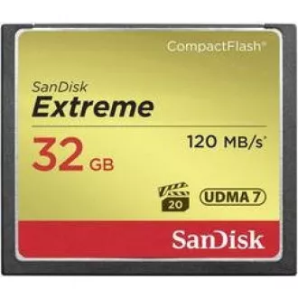 SanDisk Compact Flash 32GB Extreme (R:120/W:85 MB/s) UDMA7 SanDisk Compact Flash 32GB Extreme (R:120/W:85 MB/s) UDMA7