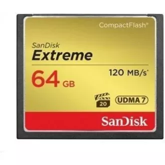 SanDisk Compact Flash 64GB Extreme (R:120/W:85 MB/s) UDMA7 SanDisk Compact Flash 64GB Extreme (R:120/W:85 MB/s) UDMA7