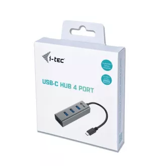 i-tec USB-C Metal 4-portový HUB i-tec USB-C Metal 4-portový HUB