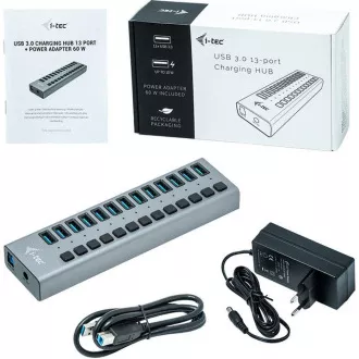 i-tec USB 3.0 nabíjecí HUB 13port + Power Adapter 60 W i-tec USB 3.0 nabíjecí HUB 13port + Power Adapter 60 W