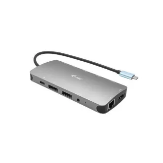 i-tec USB-C Metal Nano 3x Display Docking Station, Power Delivery 100 W i-tec USB-C Metal Nano 3x Display Docking Station, Power Delivery 100 W