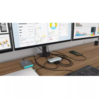 i-tec USB-C Metal Nano 3x Display Docking Station, Power Delivery 100 W i-tec USB-C Metal Nano 3x Display Docking Station, Power Delivery 100 W