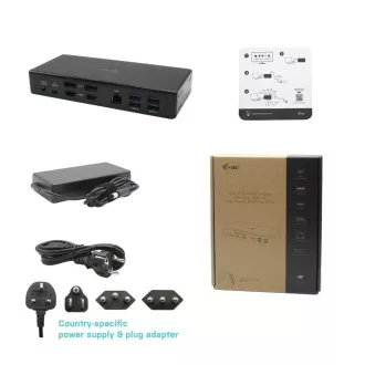i-tec USB-C Quattro Display Docking Station s Power Delivery 85 W i-tec USB-C Quattro Display Docking Station s Power Delivery 85 W
