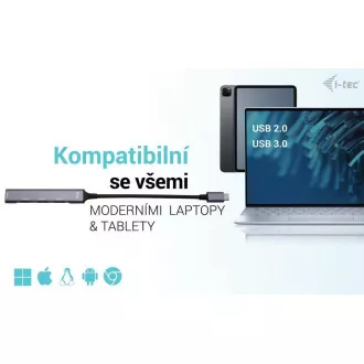 i-tec USB-C Metal HUB 1x USB 3.0 + 3x USB 2.0 i-tec USB-C Metal HUB 1x USB 3.0 + 3x USB 2.0