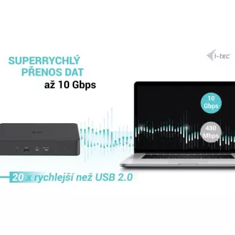 i-tec USB 3.0/USB-C/Thunderbolt 3 Professional Dual 4K Display Dock.st. Gen2, PD 100W i-tec USB 3.0/USB-C/Thunderbolt 3 Professional Dual 4K Display Dock.st. Gen2, PD 100W