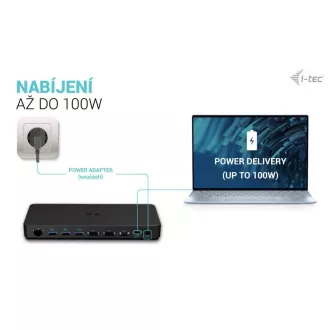 i-tec USB-C Triple 4K Display Docking Station Gen2 Pro, PD 100W i-tec USB-C Triple 4K Display Docking Station Gen2 Pro, PD 100W