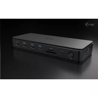 i-tec Thunderbolt4 2x Display Docking Station Gen3, 7x USB, 2.5 GLAN, PowerDelivery 92 W i-tec Thunderbolt4 2x Display Docking Station Gen3, 7x USB, 2.5 GLAN, PowerDelivery 92 W