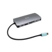 i-tec USB-C Metal Nano Dock HDMI/VGA with LAN + Power Delivery 100W + Charger 100W (bundle)