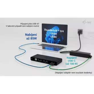 i-tec Universal Dual 4K Display Docking Station, Power Delivery 85W i-tec Universal Dual 4K Display Docking Station, Power Delivery 85W