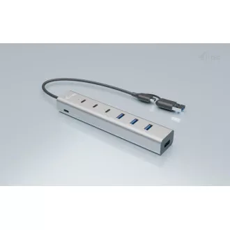 i-tec USB-C/USB-A Charging Metal HUB 7 Port (3x USB-C, 4x USB-A) i-tec USB-C/USB-A Charging Metal HUB 7 Port (3x USB-C, 4x USB-A)